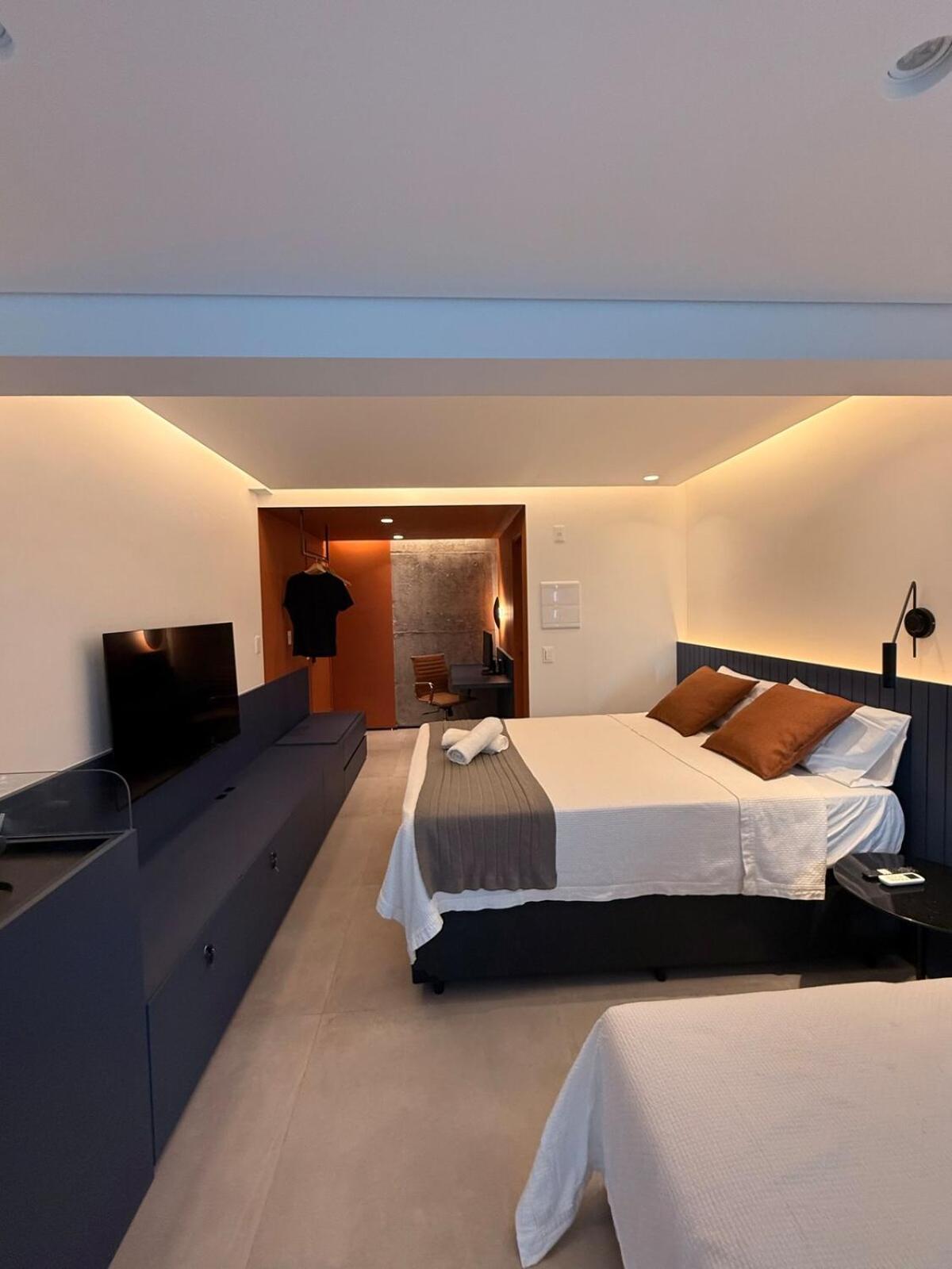 Apartamento Com Estacao De Trabalho E Vista Proximo A Faria Lima E Congonhas 圣保罗 外观 照片
