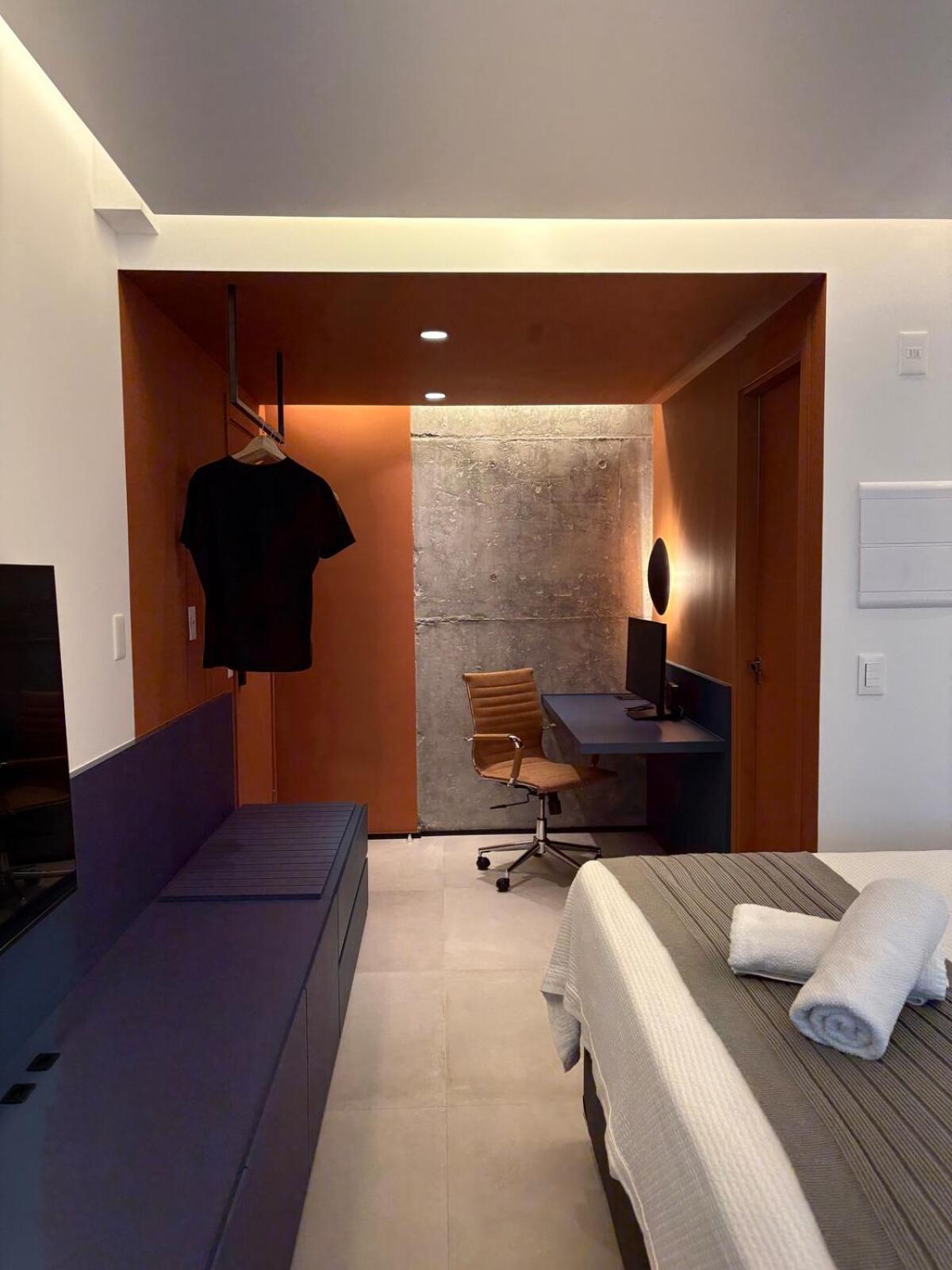 Apartamento Com Estacao De Trabalho E Vista Proximo A Faria Lima E Congonhas 圣保罗 外观 照片