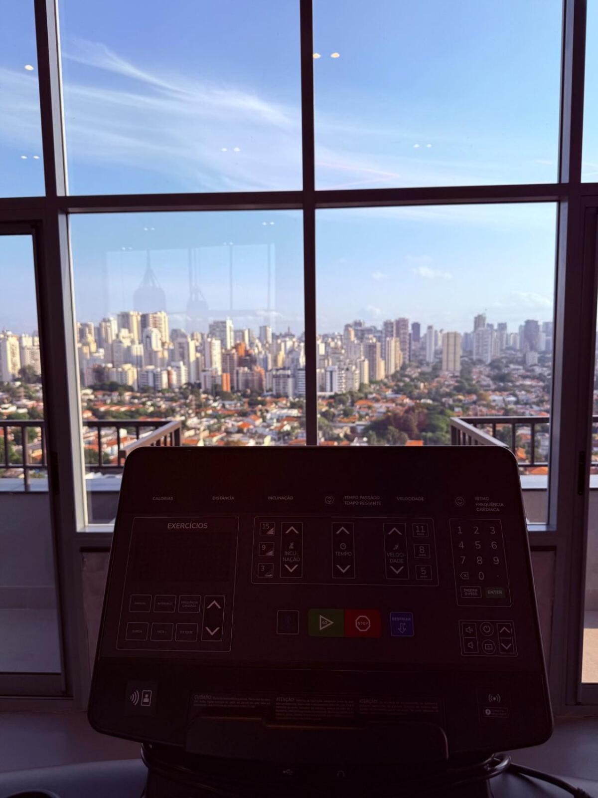 Apartamento Com Estacao De Trabalho E Vista Proximo A Faria Lima E Congonhas 圣保罗 外观 照片