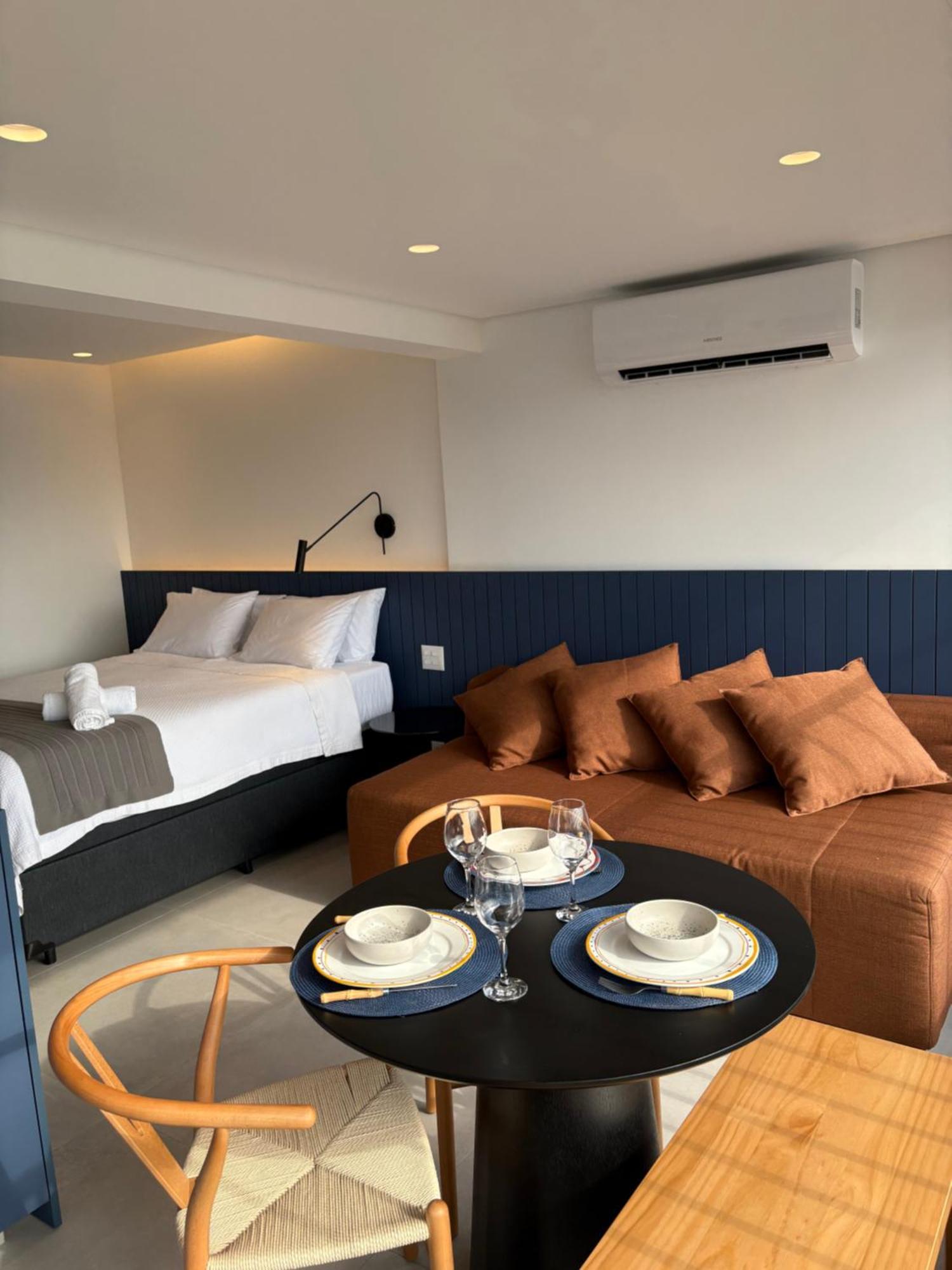 Apartamento Com Estacao De Trabalho E Vista Proximo A Faria Lima E Congonhas 圣保罗 外观 照片